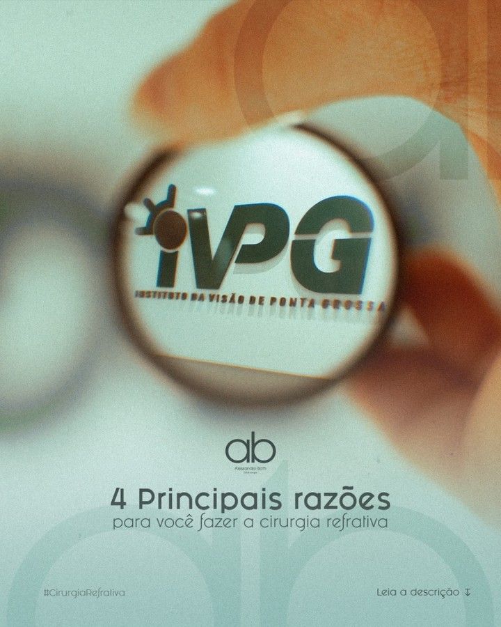 Cirurgia Refrativa Ponta Grossa Por que fazer cirurgias refrativas
